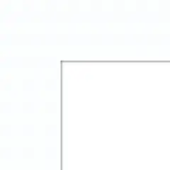 Custom Super White Mat, Available in Image Sizes 4x4" to 20x32", Outside Size is 4" Larger Than Image Size