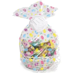Party Central Easter Egg Basket Bag - 25" - Club Pack of 12 Multi