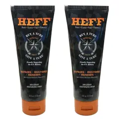 HEFF HEFF Hand Elbow Foot Formula Moisturizing Lotion 4 Ounce Tube (2-Pack) Multicolor