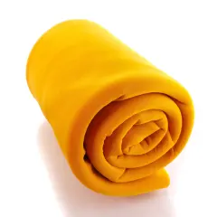 Solid Scuba Fabric Yellow Gold 1 Yard