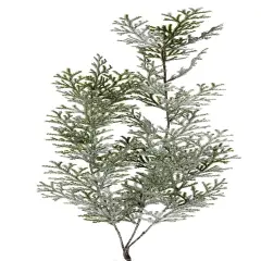 32" FROSTED HANGING CYPRUS SPRAY