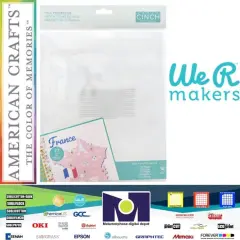 We R Memory Keepers Cinch Page Protectors 8.5"X11" 10/Pkg 60000693 By American Crafts
