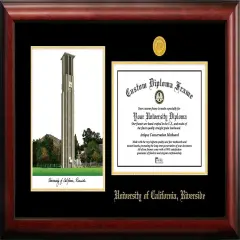 UC Riverside 11w x 8.5h Tassel Box and Diploma Frame