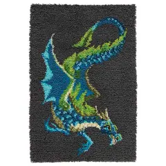 HerrschnersWater Dragon Latch Hook Kit Multi