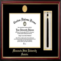 Minnesota State University, Mankato 11w x 8.5h Tassel Box and Diploma Frame