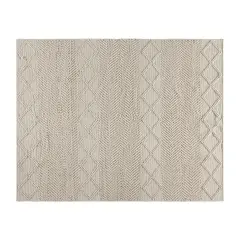 Emma and Oliver Triple Blend Handwoven Geometric Area Rug