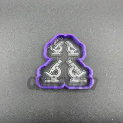 Microscope Earring Resin Silicone Mold (d13)