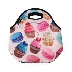 Wrapables Insulated Neoprene Lunch Bag Sweet Desserts