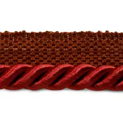5 yards of Emmerson 1/4" Twisted Lip Cord Trim | 5 yard cut Wine