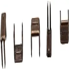 YKK Zipper Repair Kit Solution 5 Zipper Heads - Sliders with Pulls #5 Brand Donut Style Pulls - 5pcs with Top and Bottom Stoppers (Antique Brass)