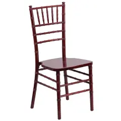 Emma and Oliver Wedding & Event Wood Chiavari Dining Chair Mahogany