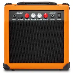 LyxPro Electric Guitar Amp, 20w Portable Mini Amplifier Sunburst