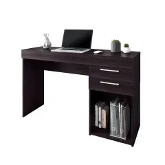 Techni Office Solutions Computer Desk Workstation with Storage - 47.5" - Espresso Brown