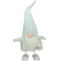 Northlight Sparkling Saul Bobble Action Christmas Gnome - 24" White