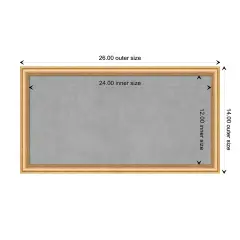 Salon Scoop Wood Framed Magnetic Board Salon Scoop Gold