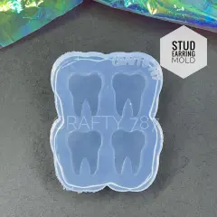 Tooth Stud Earring Mold(B10)