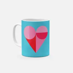Geo Heart 11 Oz Mug