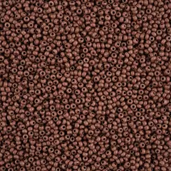 John Bead 10/0 Terra Intensive Matte Czech Glass Seed Beads, 500g Dark Brown