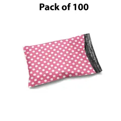 Polka Dot Poly Bag Mailers Eye-Catching Packaging for Safe and Stylish
