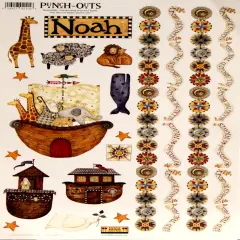 Creative Imaginations Debbie Mumm Noah's Ark Punch-outs