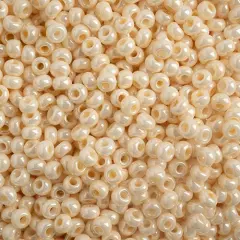 John Bead 8/0 Czech Glass Seed Beads, 500g Eggshell