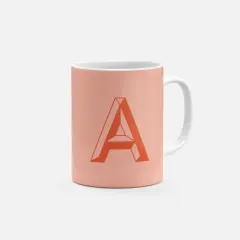 Monogram Letter 11oz Mug V