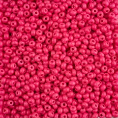 John Bead 6/0 Terra Intensive Matte Czech Glass Seed Beads, 500g Rose