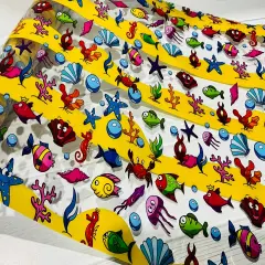 Yellow Stripe Under The Sea TPU Vinyl