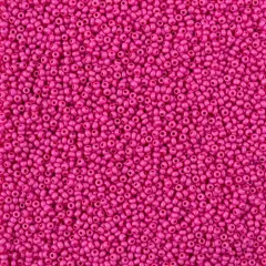 John Bead 11/0 Terra Intensive Matte Czech Glass Seed Beads, 250g Pink