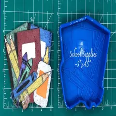 School Supplies Silicone Freshie Mold