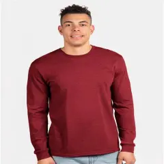 Next Level&reg; CVC Crewneck Long Sleeve T-Shirt Cardinal