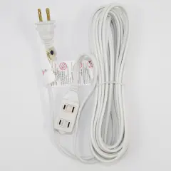 SUNLITE Household 20 foot Extension Cord White