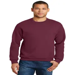 JERZEEAS&reg; NuBlend Crewneck Sweatshirt Maroon