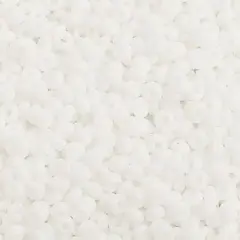 John Bead 10/0 Opaque Czech Glass Seed Beads, 500g White