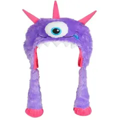 Halloween Character Cute Purple Monster Plush Hat Costume Accessory