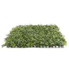 Modern 20" Boxwood Square Set, 4 Pieces - Green Indoor/Outdoor Decorative Plant, Ideal for Contemporary Home and Garden Enhancement, Floral Home by Artificial Flowers