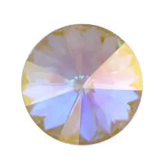 Preciosa Crystal Maxima 12mm Crystal AB Rivoli (Package of 1)