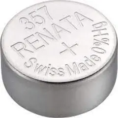 Renata Batteries 357 Silver Oxide 1.55V Watch Battery (1 Pc)