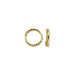 JewelrySupply Split Ring - 12mm Gold Plated (Package of 10)