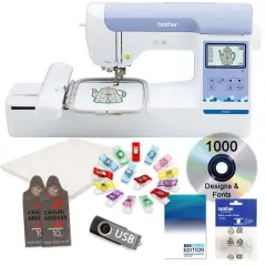 Brother PE900 Embroidery Machine 7x5 With SABESBLUE Software and $199 Bonus Bundle