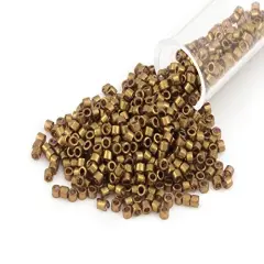 Miyuki Delica Seed Bead 11/0 Metallic Light Brown