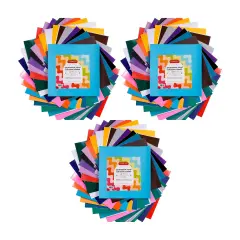 3 PACK - Incraftables Permanent Vinyl Sheets (40pcs). Bulk Permanent Vinyl for Cricut Machine with Glossy, Matte & Transfer Sheets. Multicolor Self Adhesive Vinyl Sheets Sticker Paper Bundle for DIY Crafts