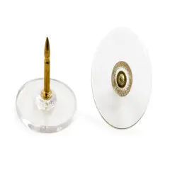 JewelrySupply Scatter Pin 9x11mm Plastic Top (10-Pcs)