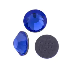 Preciosa Crystal VIVA12 Hotfix Rhinestone 3mm (SS12) Sapphire (Package of 50)