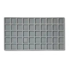 JewelrySupply Flocked Insert Standard Size 5x10 Grey