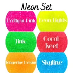 Glitter Neon Set by Glitter Heart Co.&trade;
