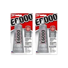 E6000 Craft Adhesive 3.7 oz (Pack of 2) (2 x (Pack of 2))