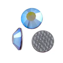 Preciosa Crystal VIVA12 Hotfix Rhinestone 6.5mm (SS30) Tanzanite AB (Package of 20)