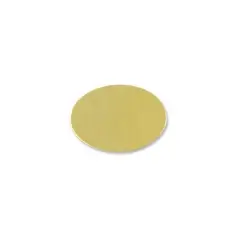 Brass Oval Blank 3/4" x 1/2"