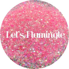 Polyester Glitter - Let's Flamingle by Glitter Heart Co.&trade;